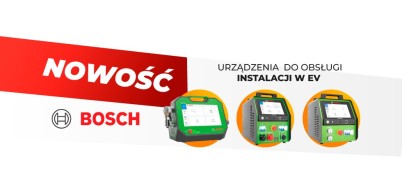Nowość: Urządzenia Bosch do obsługi instalacji EV i hybrydowych.