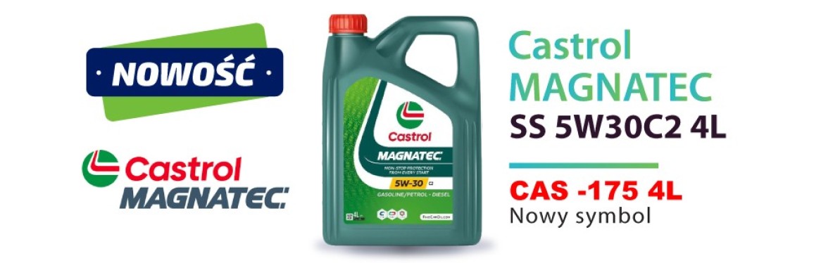 Zmiana w ofercie – nowy olej CASTROL MAGNATEC SS 5W30 C2 4L